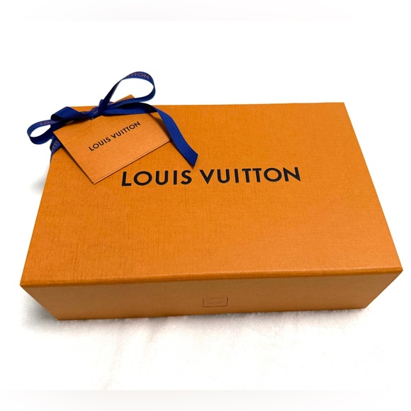 Louis Vuitton Handbags - Louis Vuitton Gift Box with Blue Ribbon, Card, Envelope, and Tag